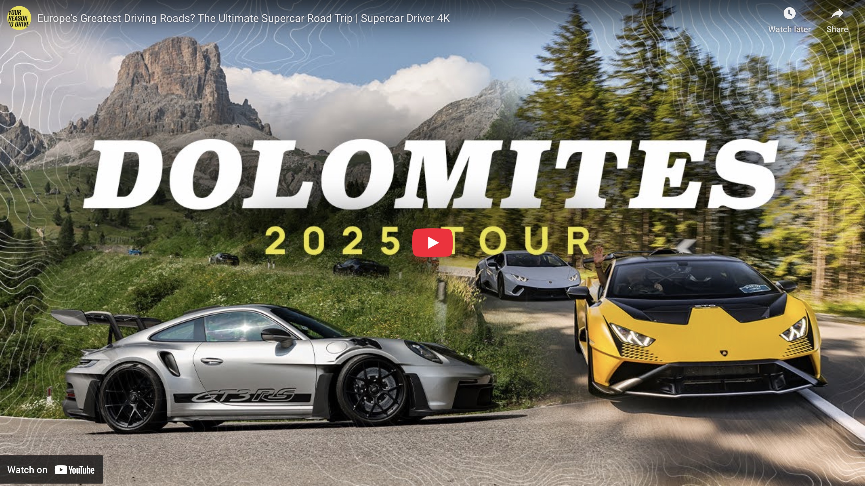 Europe’s Greatest Driving Roads? The Ultimate Supercar Road Trip
