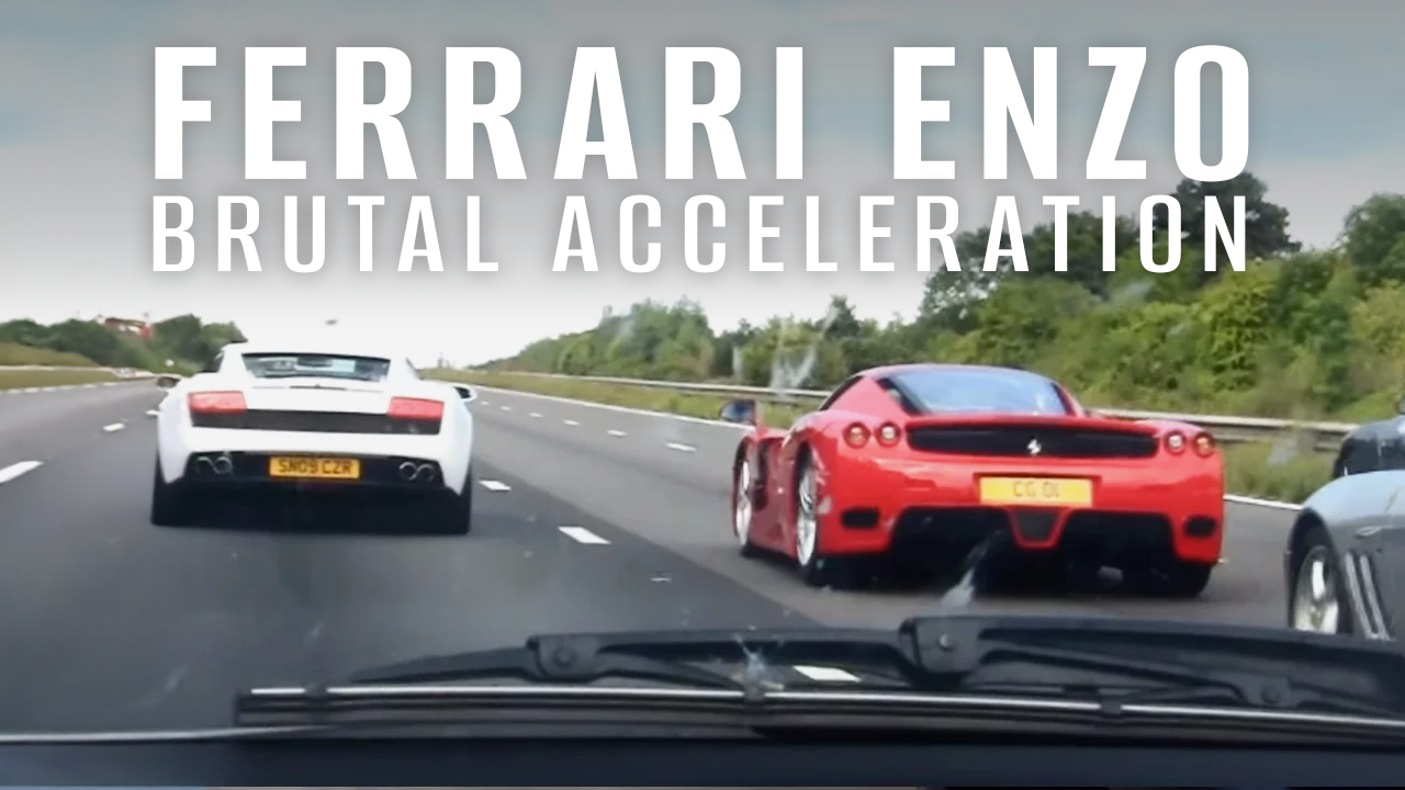 Ferrari Enzo Brutal Acceleration