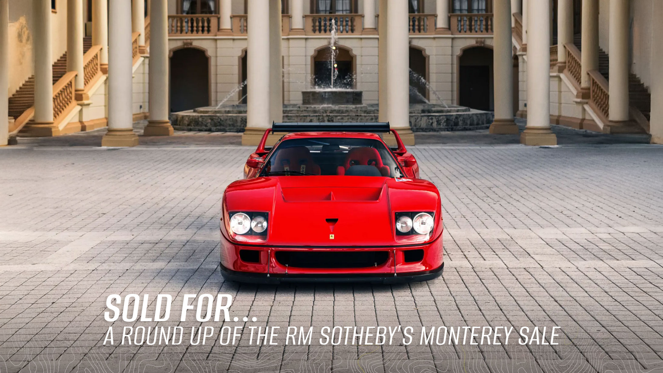 RM Sotheby's Monterey Auction 2025