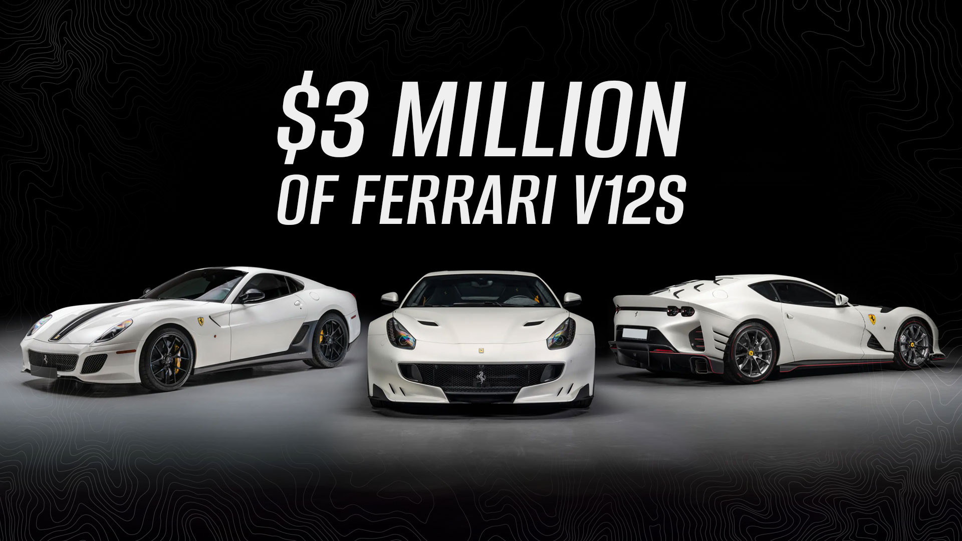 The Front-Engined Holy Trinity — $3 Million of Ferrari's Finest V12s