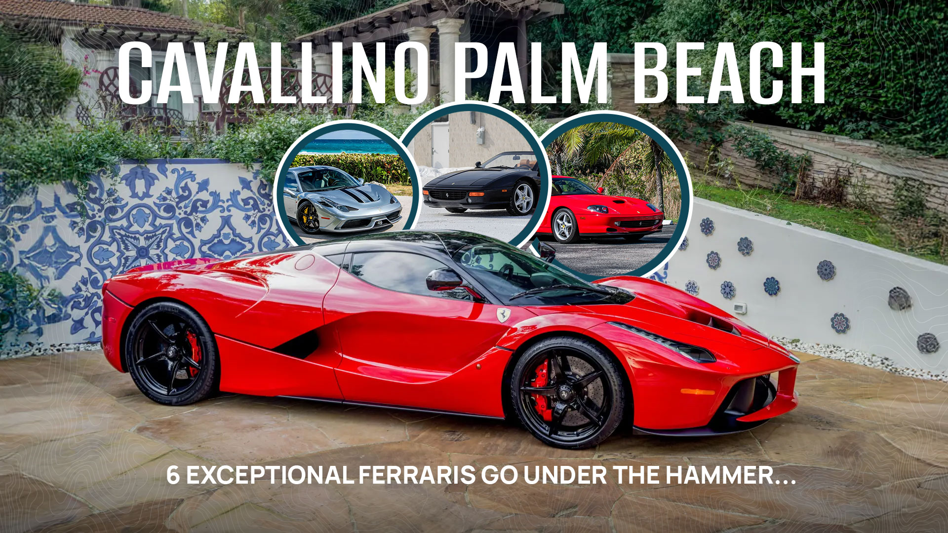 Iconic Ferraris Under the Hammer at RM Sotheby's Cavallino Palm Beach Auction