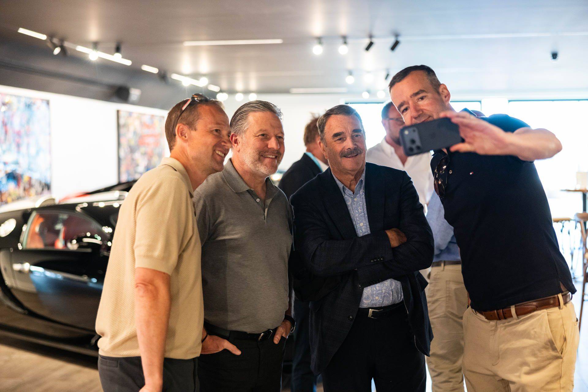 Zak Brown & Nigel Mansell