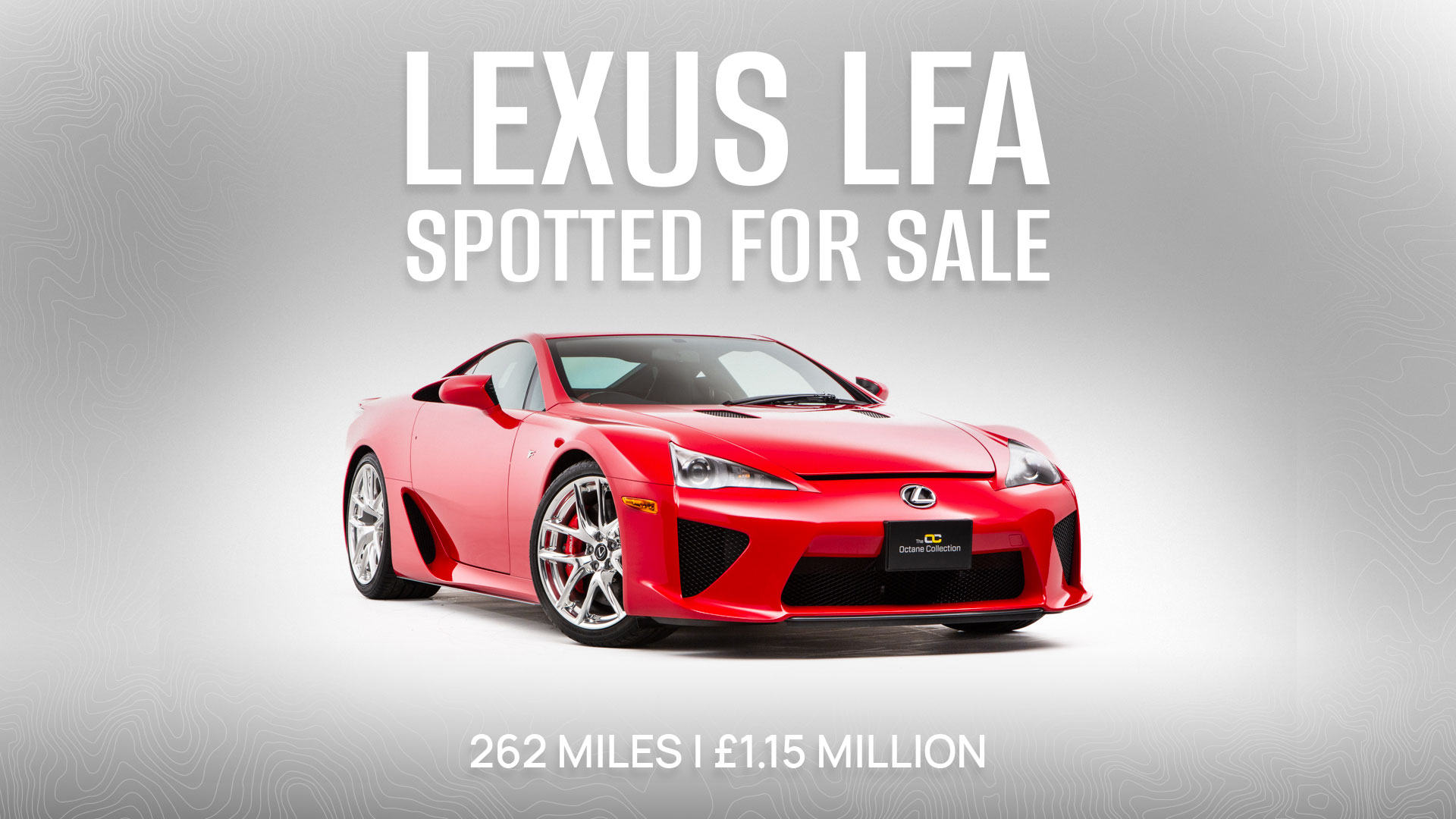 262-Mile Lexus LFA Spotted for Sale