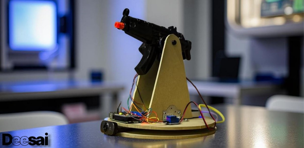 ป้อมปืนติดตามการเคลื่อนไหว Raspberry Pi