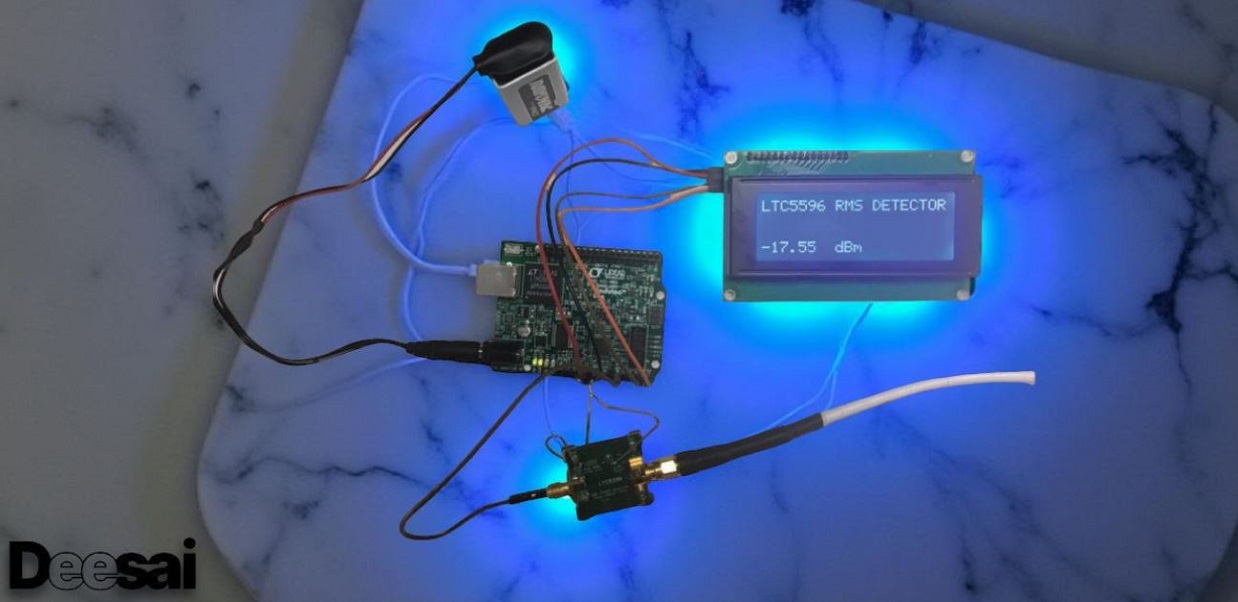 เครื่องวัดกำลังไฟฟ้า RMS บรอดแบนด์แบบทำเอง