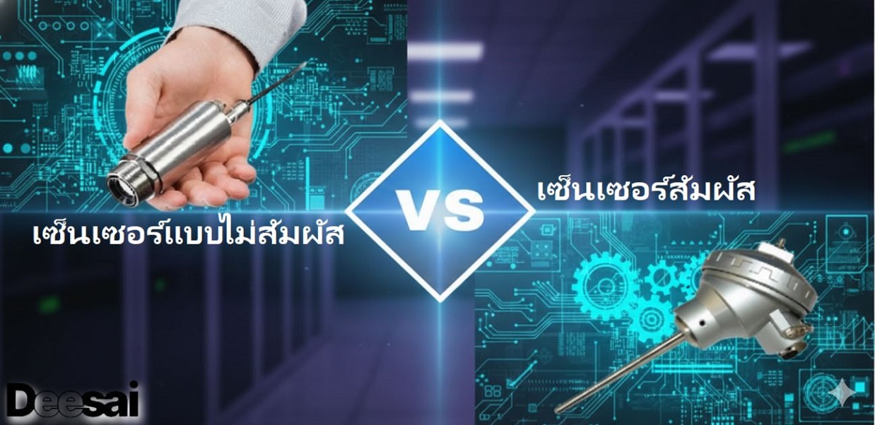 เซ็นเซอร์สัมผัสเทียบกับเซ็นเซอร์ไม่สัมผัส