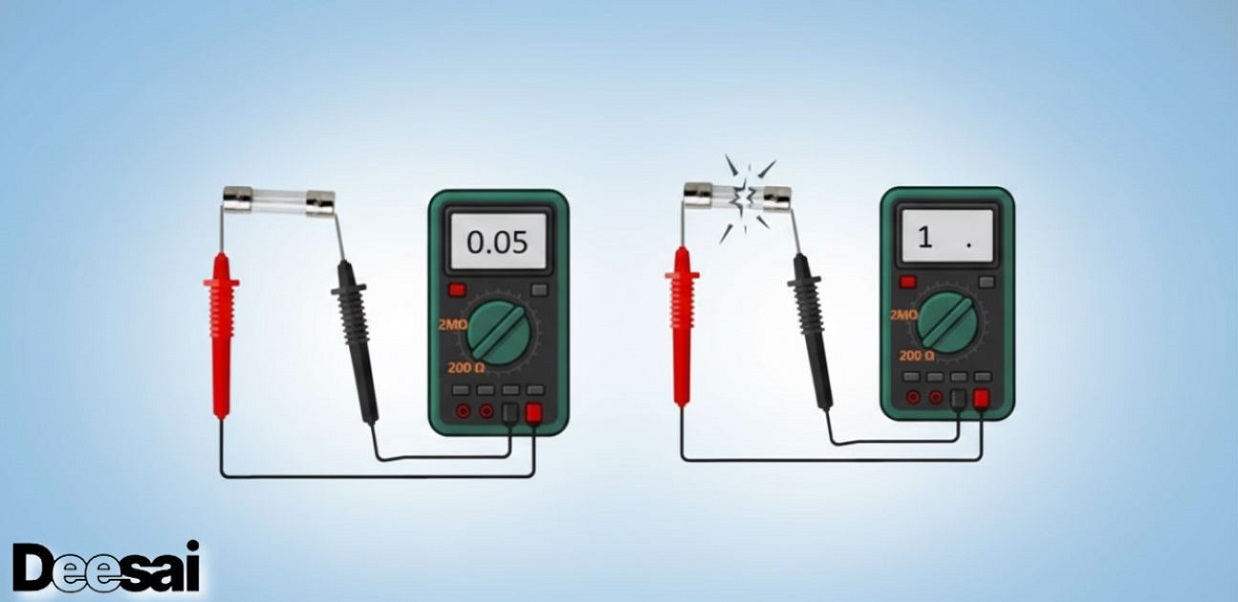 วิธีตรวจสอบฟิวส์ด้วยมัลติมิเตอร์
