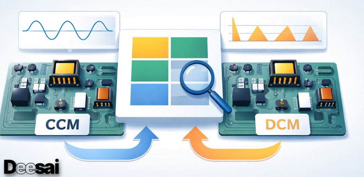 ถอดรหัสภาวะขัดแย้งของ CCM vs. DCM: เมทริกซ์การตัดสินใจสําหรับออกแบบตัวแปลง DC/DC ที่ทันสมัย