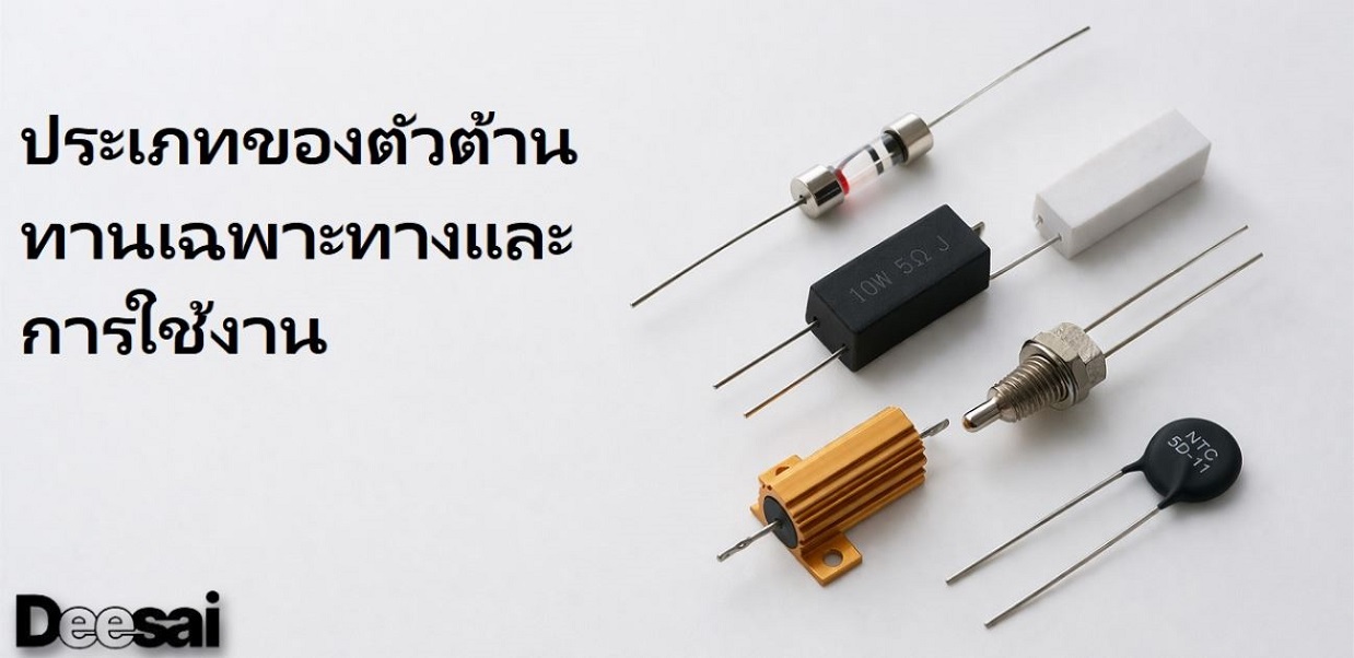 ประเภทของตัวต้านทานเฉพาะทางและการใช้งาน