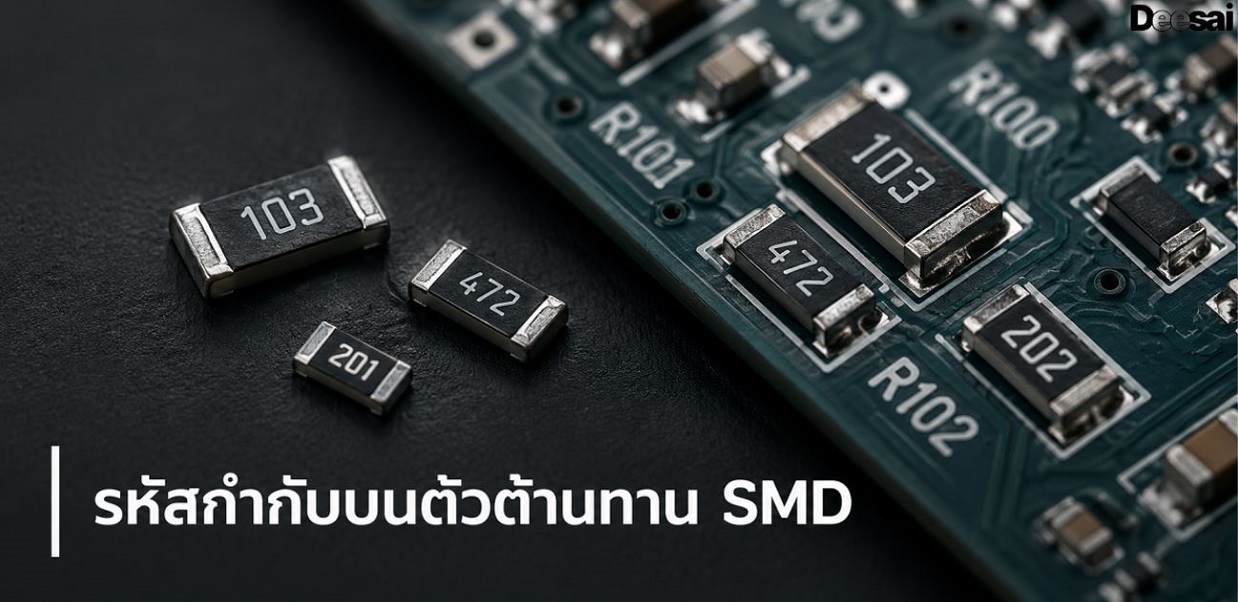 รหัสกำกับบนตัวต้านทาน SMD