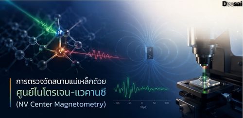 การตรวจวัดสนามแม่เหล็กด้วยศูนย์ไนโตรเจน-แวคานซี (NV Center Magnetometry)