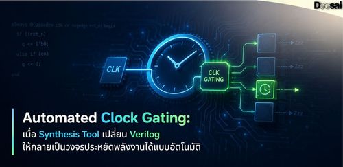 Automated Clock Gating: เมื่อ Synthesis Tool เปลี่ยน Verilog ให้กลายเป็นวงจรประหยัดพลังงานได้แบบอัตโนมัติ
