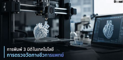 การพิมพ์ 3 มิติในเทคโนโลยีการตรวจวัดทางชีวการแพทย์