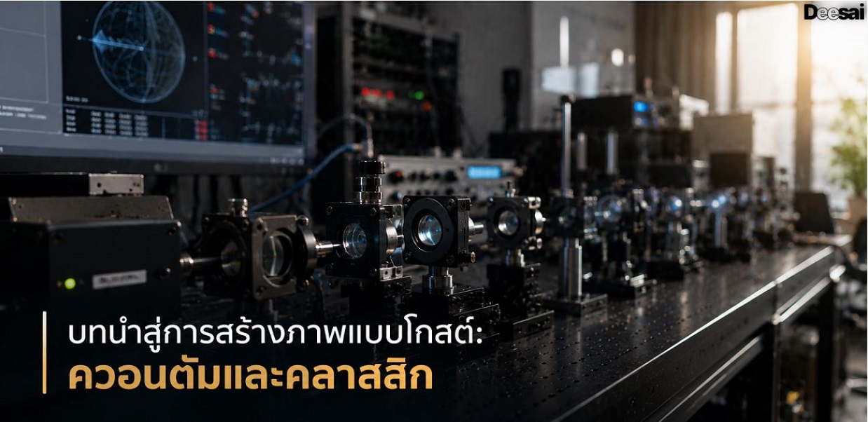 บทนำสู่การสร้างภาพแบบโกสต์: ควอนตัมและคลาสสิก
