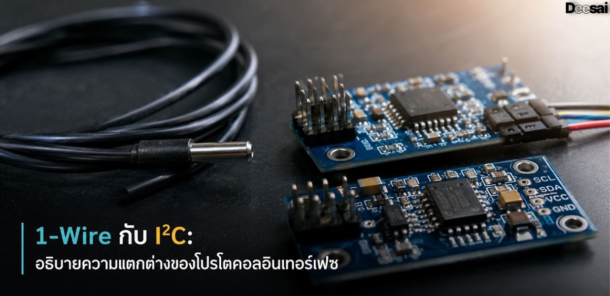 1-Wire กับ I2C: อธิบายความแตกต่างของโปรโตคอลอินเทอร์เฟซ