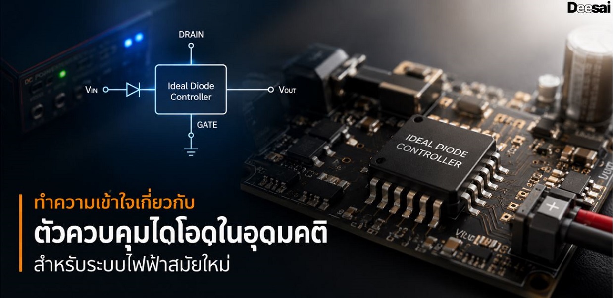 ทำความเข้าใจเกี่ยวกับตัวควบคุมไดโอดในอุดมคติสำหรับระบบไฟฟ้าสมัยใหม่