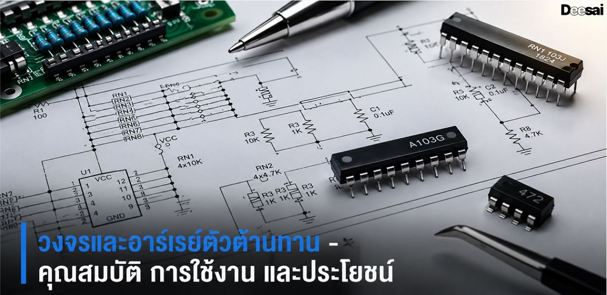 วงจรและอาร์เรย์ตัวต้านทาน - คุณสมบัติ การใช้งาน และประโยชน์