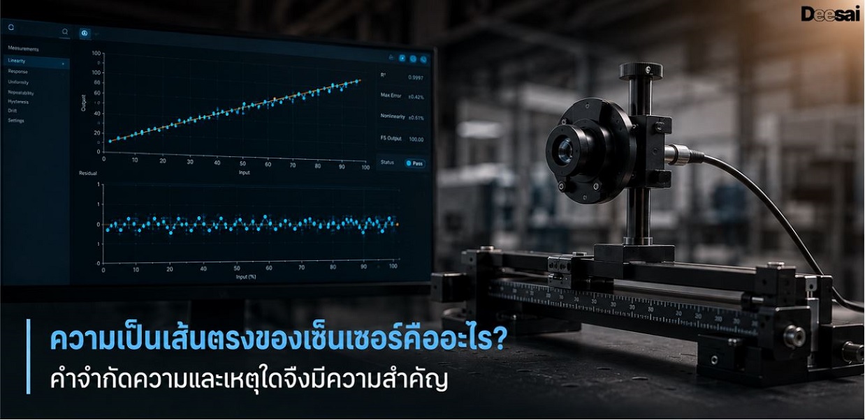 ความเป็นเส้นตรงของเซ็นเซอร์คืออะไร? คำจำกัดความและเหตุใดจึงมีความสำคัญ