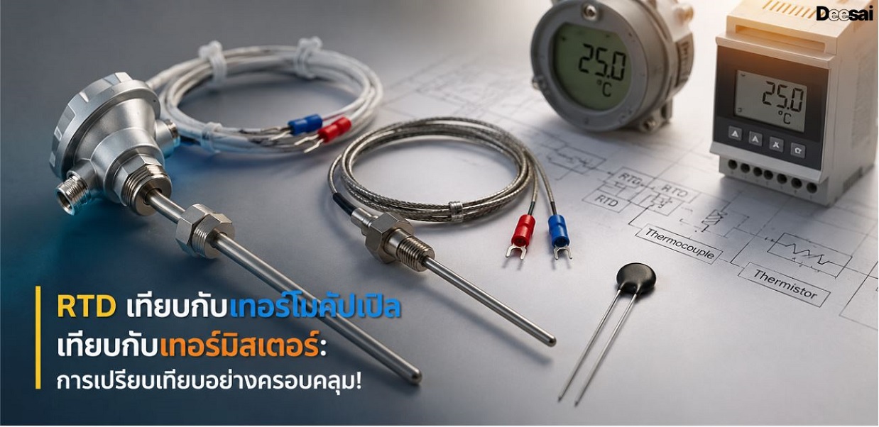 RTD เทียบกับเทอร์โมคัปเปิล เทียบกับเทอร์มิสเตอร์: การเปรียบเทียบอย่างครอบคลุม!