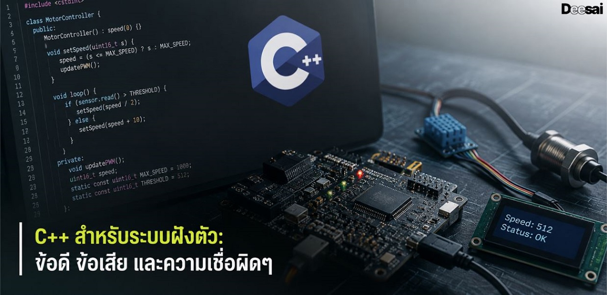 C++ สำหรับระบบฝังตัว: ข้อดี ข้อเสีย และความเชื่อผิดๆ