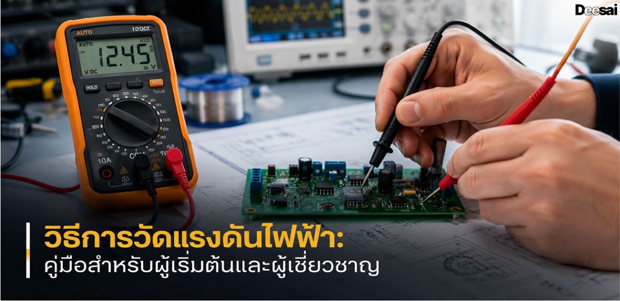 วิธีการวัดแรงดันไฟฟ้า: คู่มือสำหรับผู้เริ่มต้นและผู้เชี่ยวชาญ