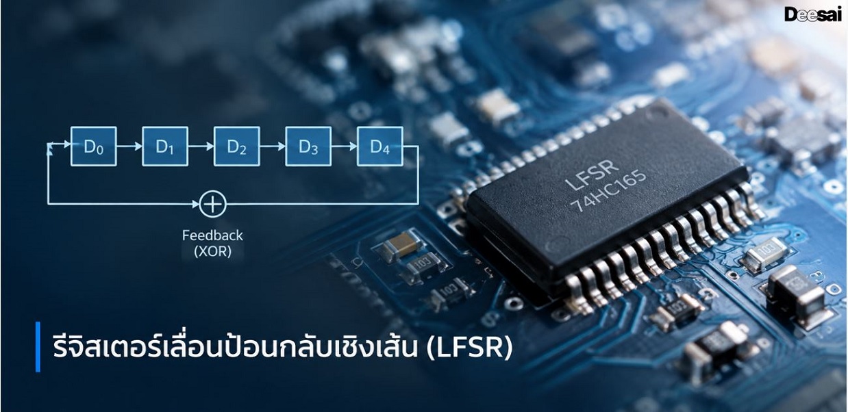 รีจิสเตอร์เลื่อนป้อนกลับเชิงเส้น (LFSR)