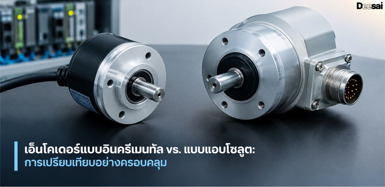 เอ็นโคเดอร์แบบอินครีเมนทัล vs. แบบแอบโซลูต: การเปรียบเทียบอย่างครอบคลุม