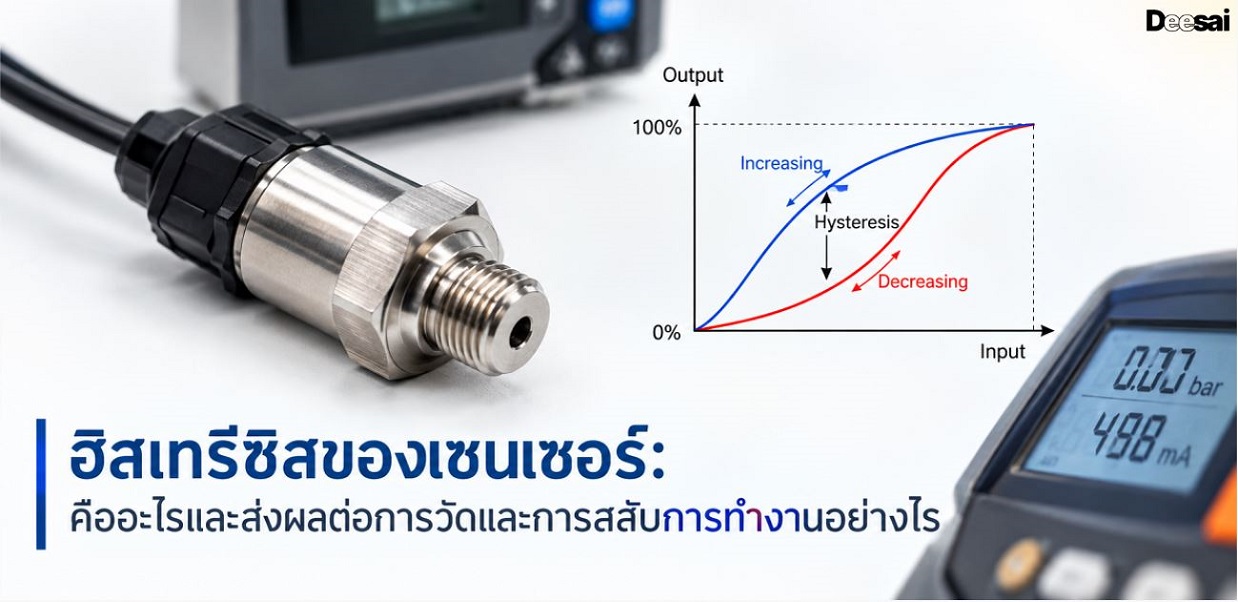 ฮิสเทรีซิสของเซนเซอร์: คืออะไรและส่งผลต่อการวัดและการสลับการทำงานอย่างไร