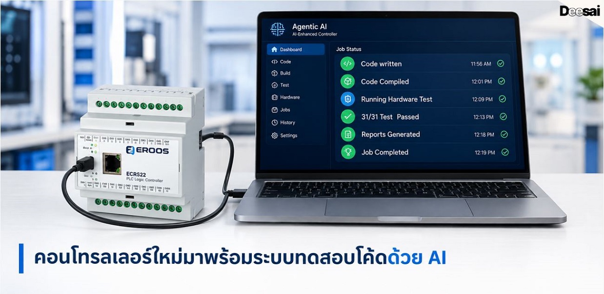 คอนโทรลเลอร์ใหม่มาพร้อมระบบทดสอบโค้ดด้วย AI