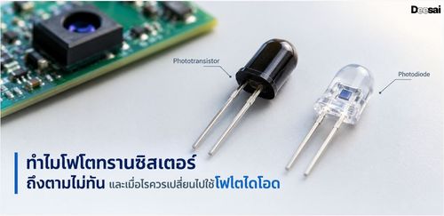 ทำไมโฟโตทรานซิสเตอร์ถึงตามไม่ทัน และเมื่อไรควรเปลี่ยนไปใช้โฟโตไดโอด