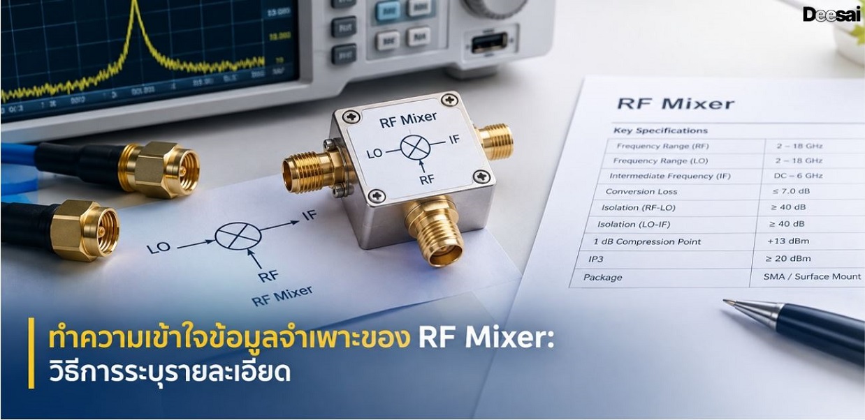 ทำความเข้าใจข้อมูลจำเพาะของ RF Mixer: วิธีการระบุรายละเอียด