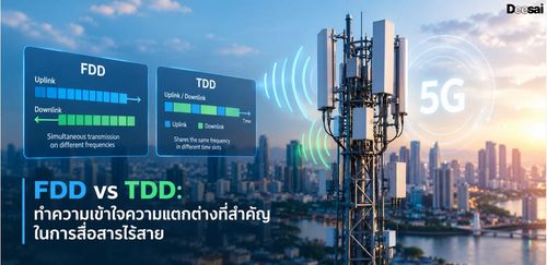 FDD vs TDD: ทำความเข้าใจความแตกต่างที่สำคัญในการสื่อสารไร้สาย