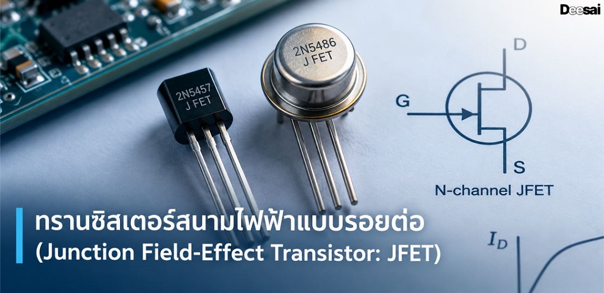 ทรานซิสเตอร์สนามไฟฟ้าแบบรอยต่อ (Junction Field-Effect Transistor: JFET)