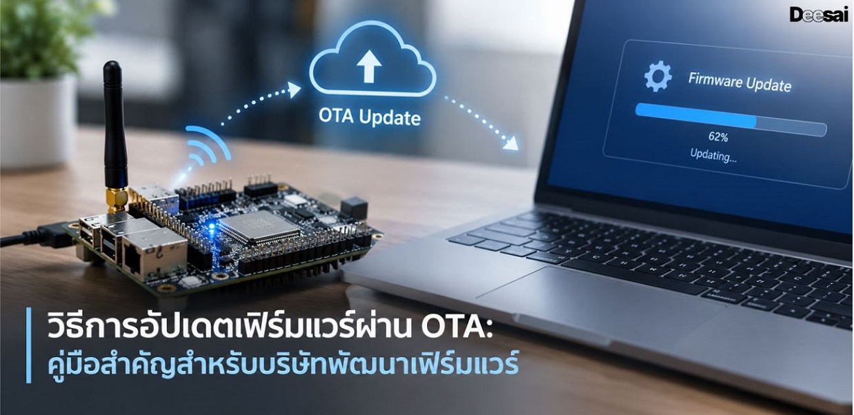วิธีการอัปเดตเฟิร์มแวร์ผ่าน OTA: คู่มือสำคัญสำหรับบริษัทพัฒนาเฟิร์มแวร์
