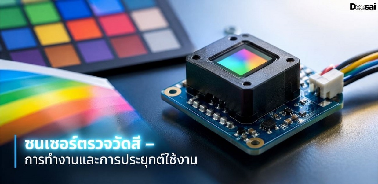 เซนเซอร์ตรวจวัดสี – การทำงานและการประยุกต์ใช้งาน