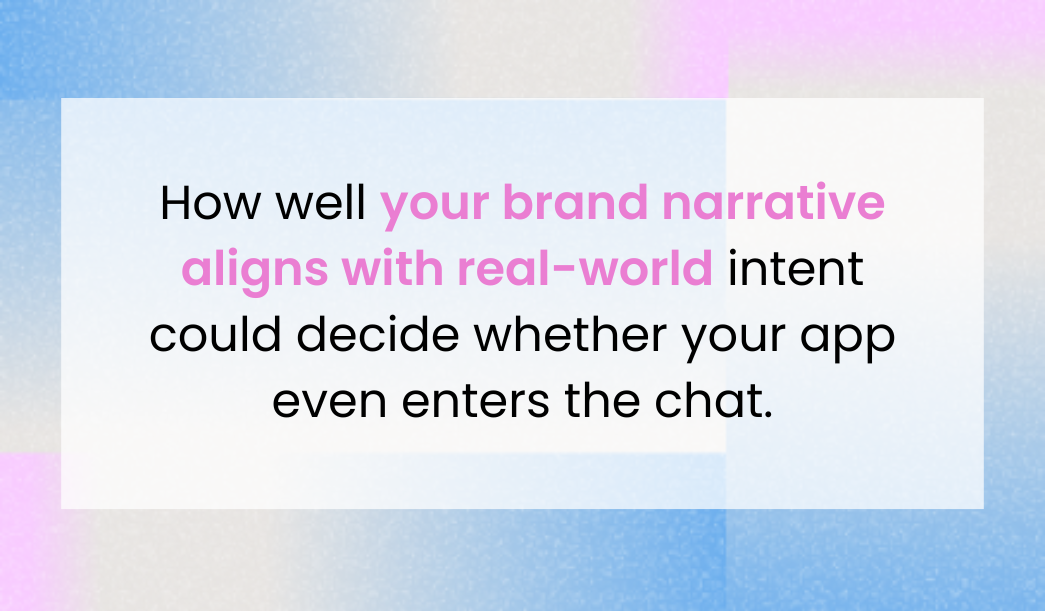 Brand alignment decides chat entry