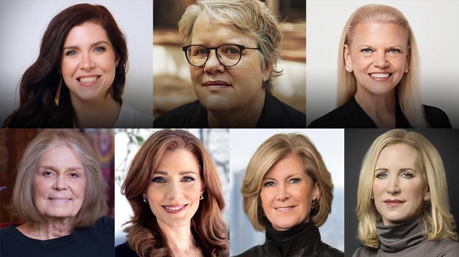 headshots of various women