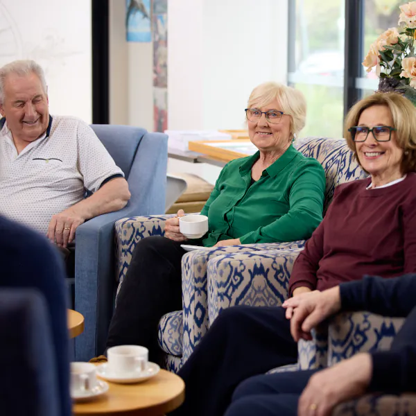 Retirement living residents enjoy the Mayflower Brighton independent living lounge