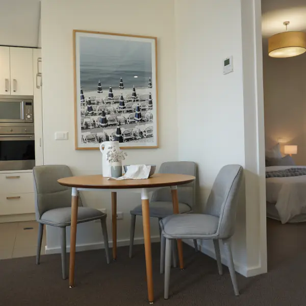 Open plan living, dinning and kitchen area of a Mayflower Brighton Independent living unit