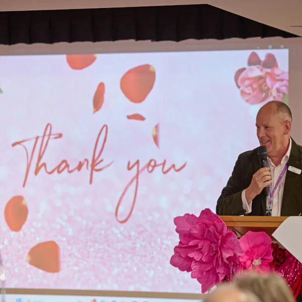 CEO Paul Thanks volunteers and donors at our annual thank you function.