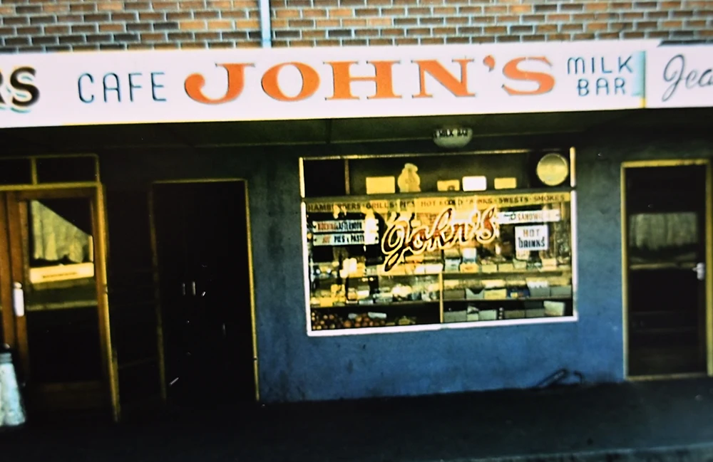 a colour photo of a milkbar and cafe facade