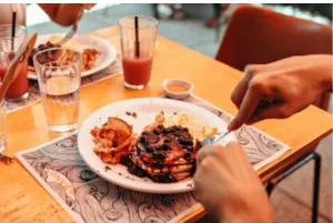 An image of a well-cooked steak