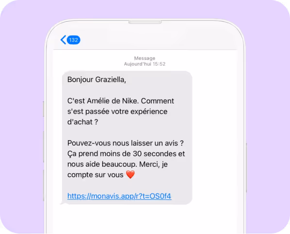 review collect invitation automatisees
