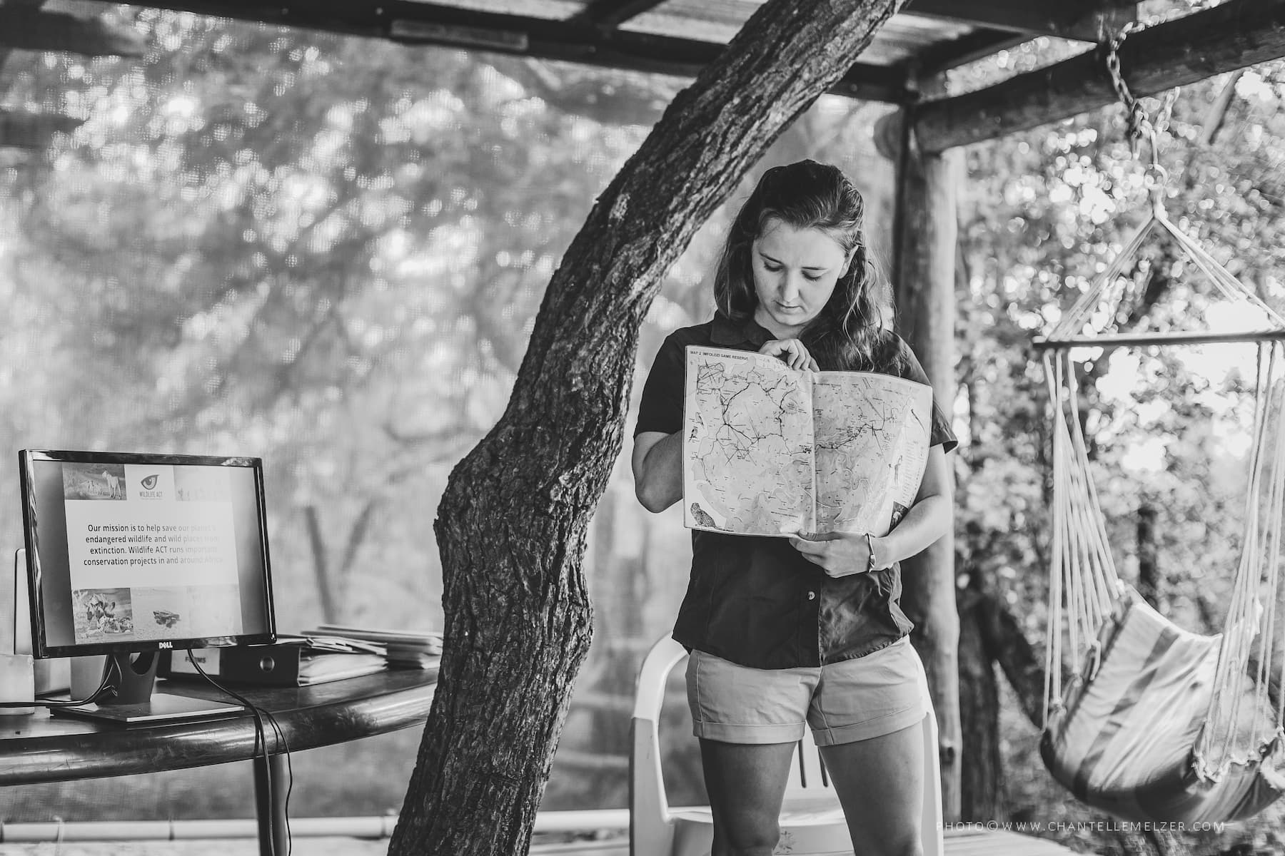 Wildlife ACT volunteers attending an induction presentation at the start of their programme