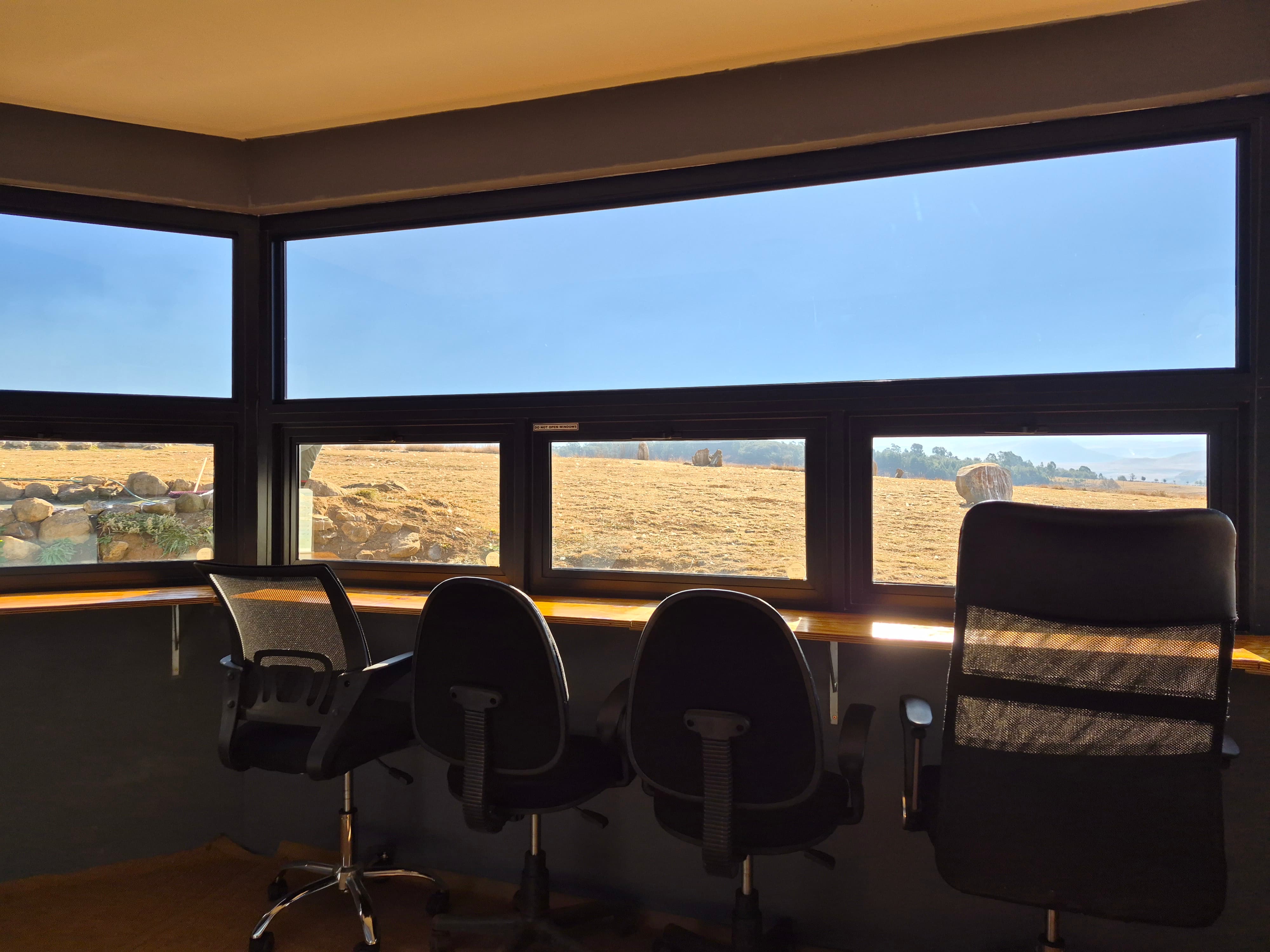 The interior of the Hide, photographed by Wildlife ACT's Danielle Theron