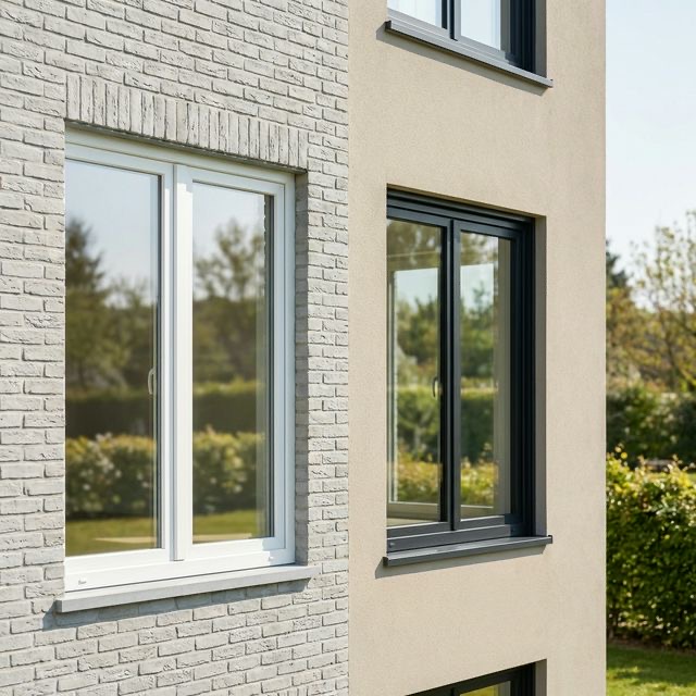 Comparaison châssis PVC Aluplast et aluminium — guide de choix Belgique 2026