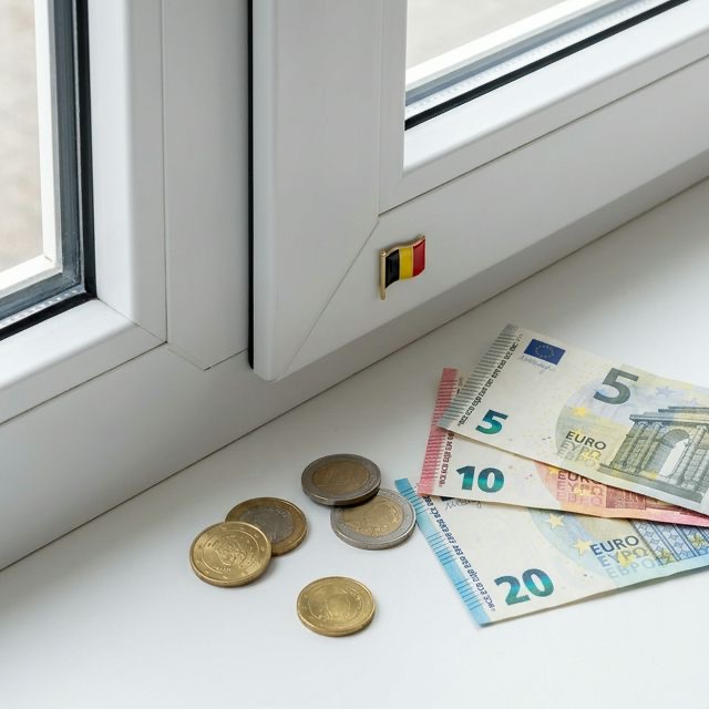 Châssis PVC avec double vitrage — primes rénovation Wallonie