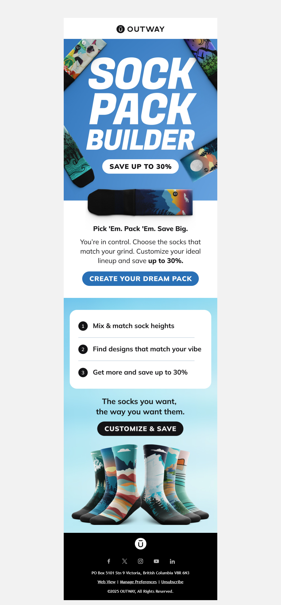 Build Your Perfect Sock Pack
