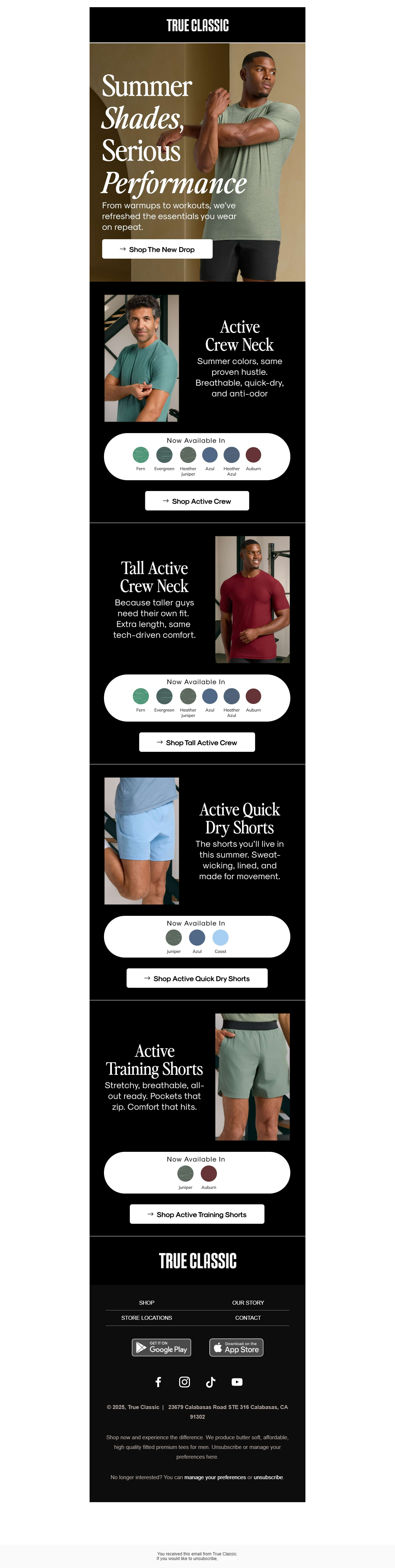 Fresh Summer Fits Built to Perform 