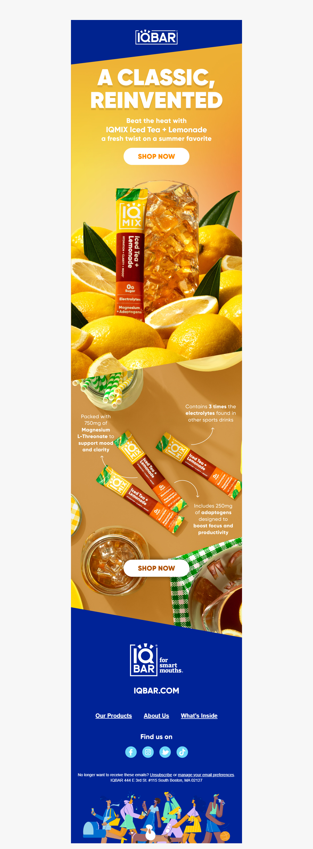 Meet the NEW Iced Tea + Lemonade IQMIX 